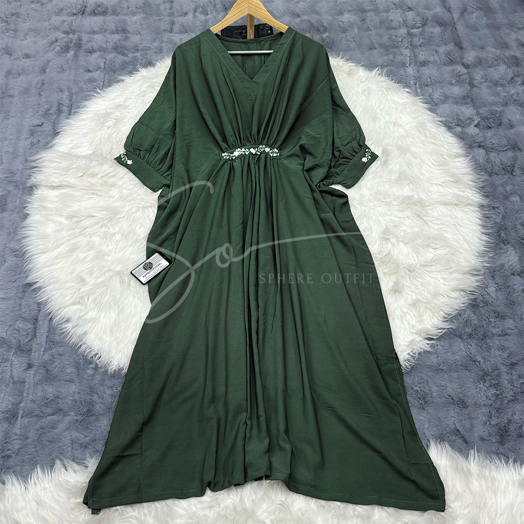 Imported Georgette Kaftan Dress S-1