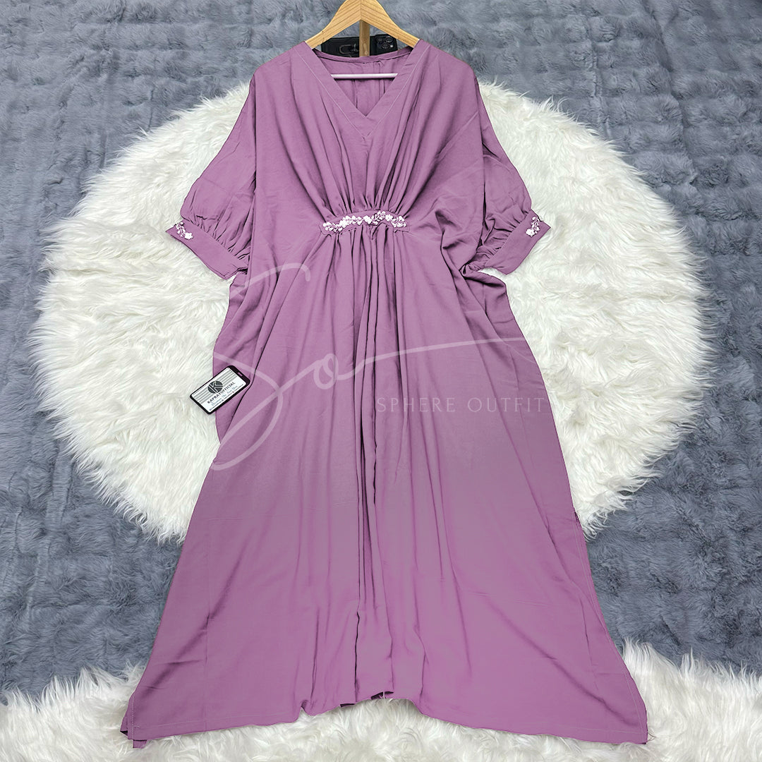 Imported Georgette Kaftan Dress S-1