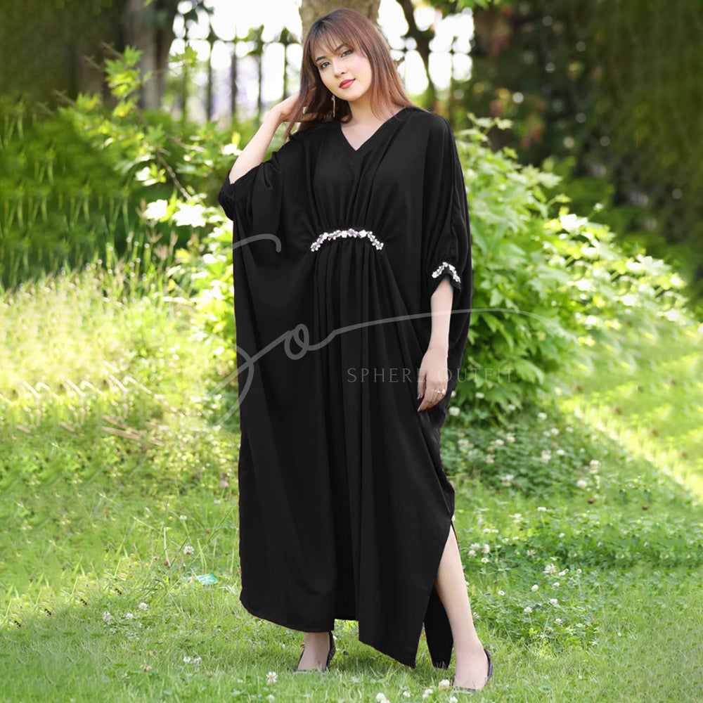 Imported Georgette Kaftan Dress S-1