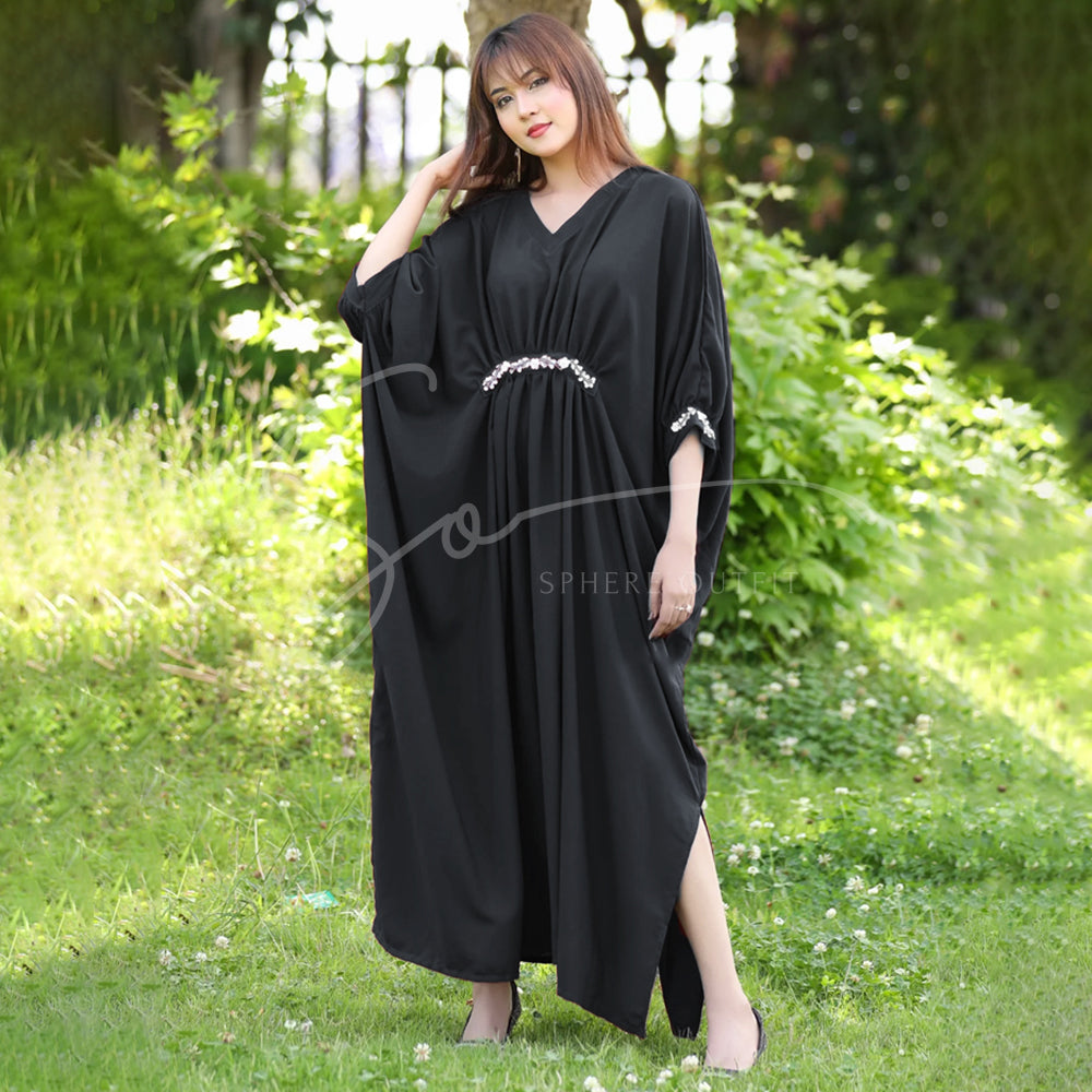 Imported Georgette Kaftan Dress S-1