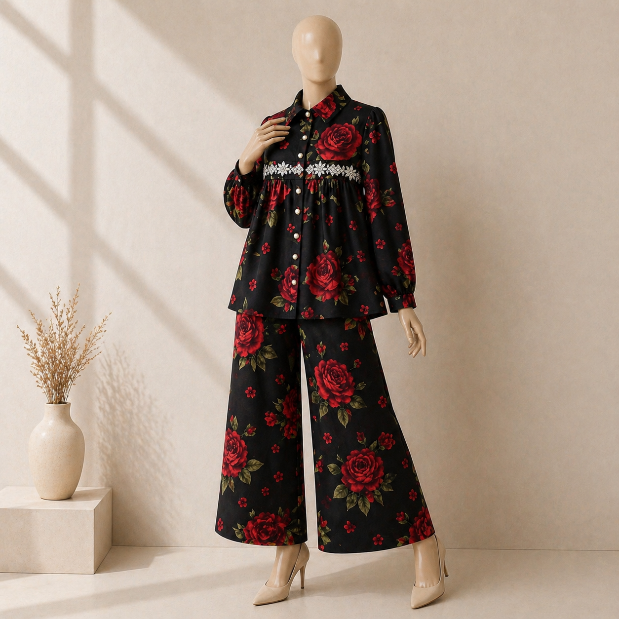 Premium Floral Printed Co-Ord Set for Women