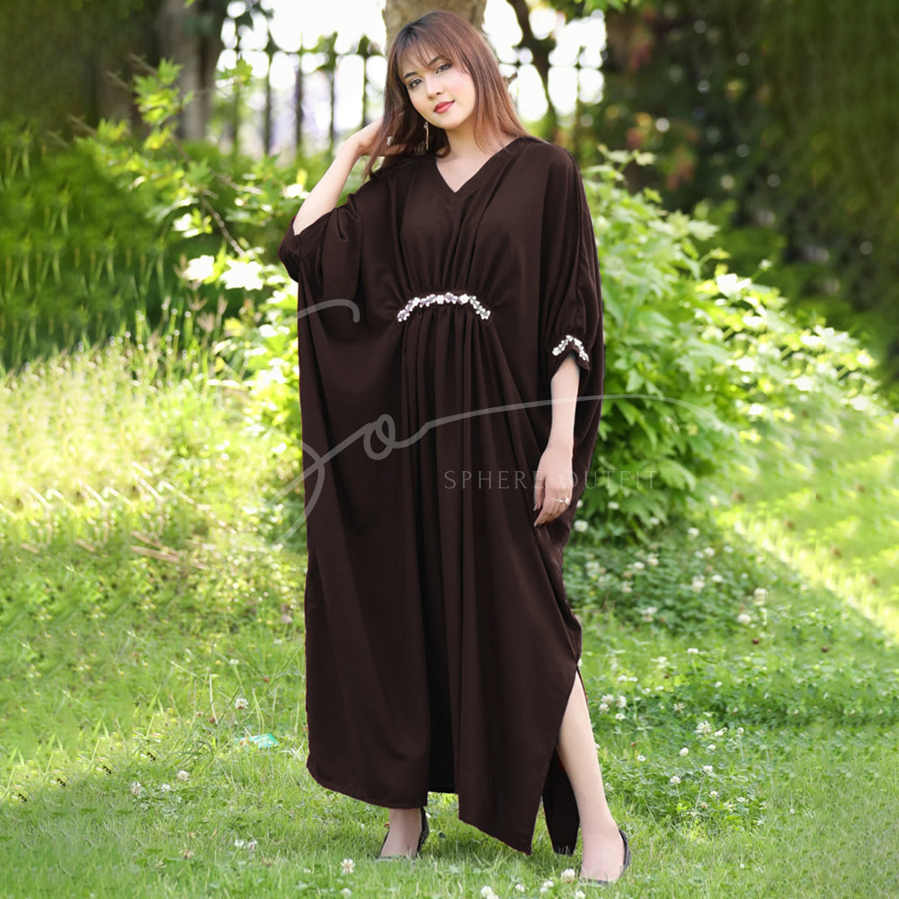 Imported Georgette Kaftan Dress S-1