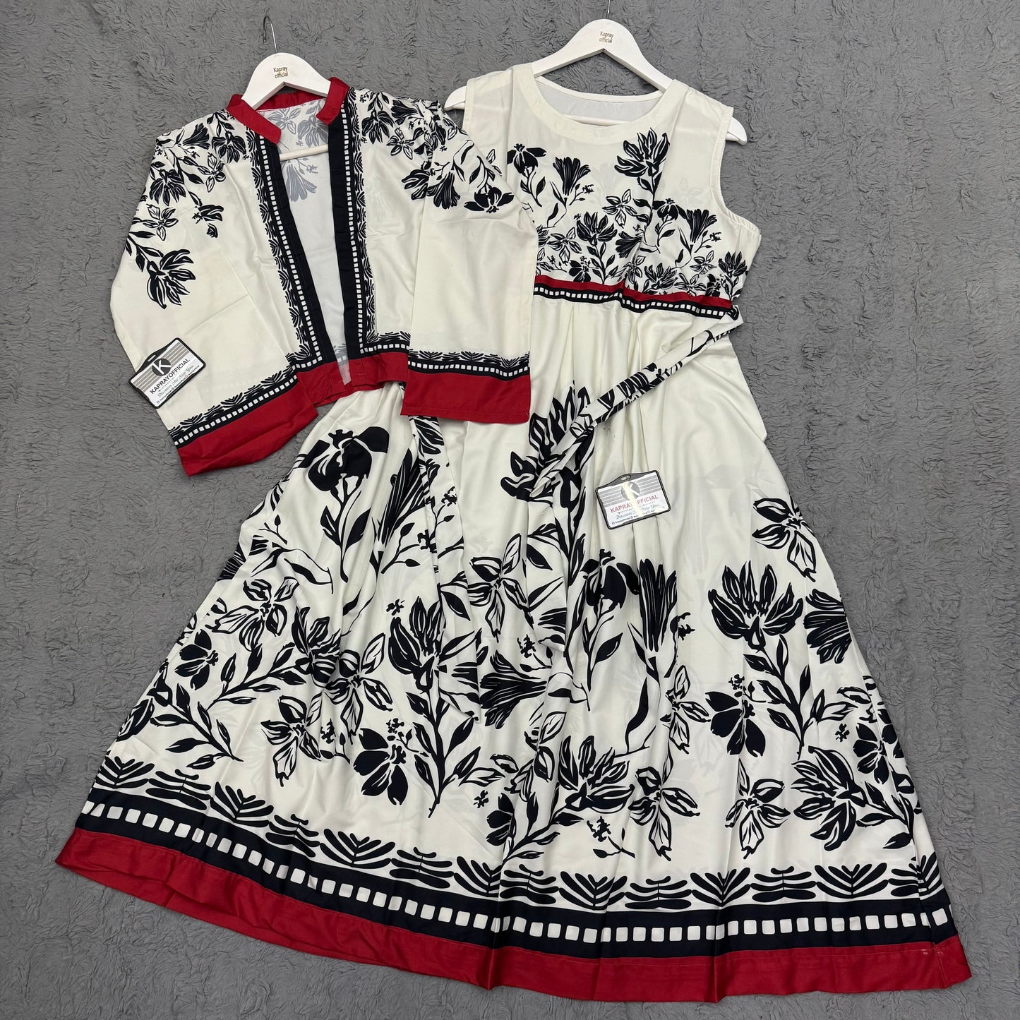 Trending Lulu Print Koti Maxi Style Dress