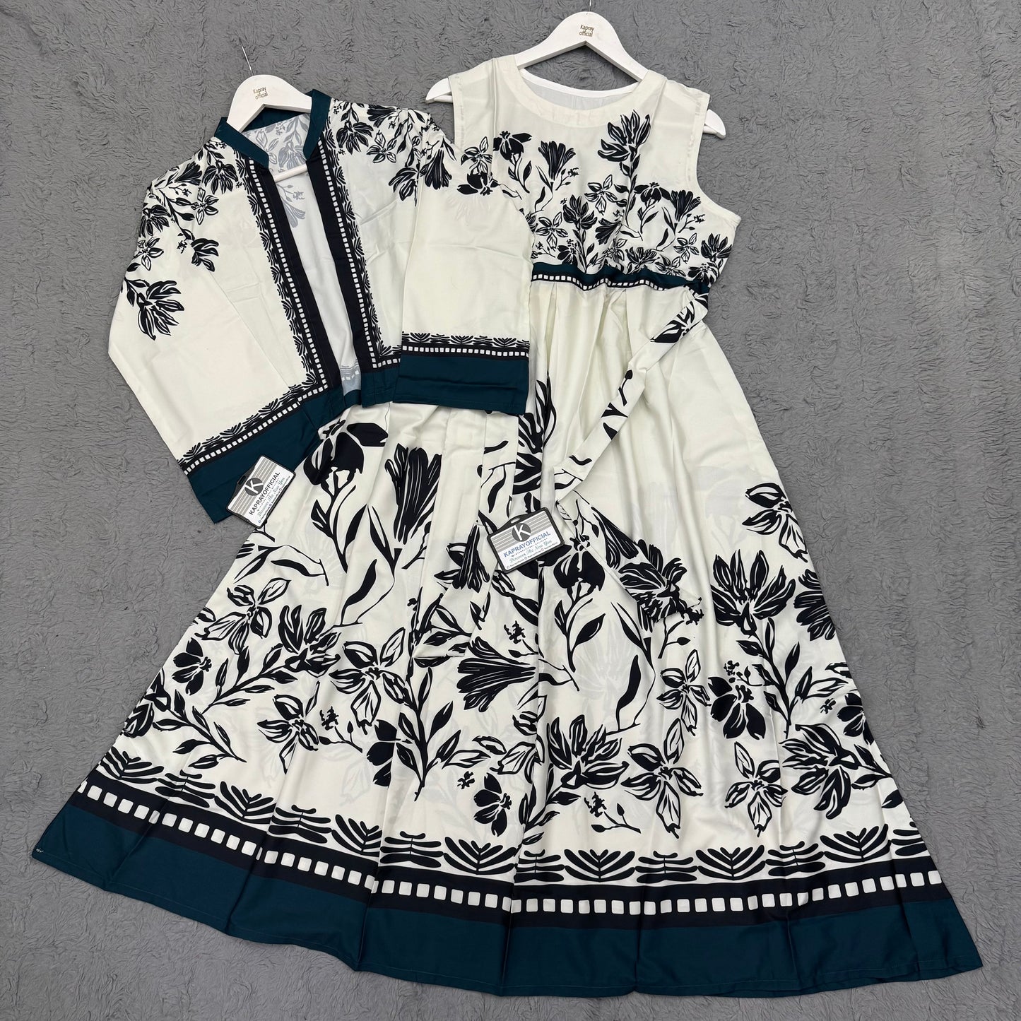 Trending Lulu Print Koti Maxi Style Dress