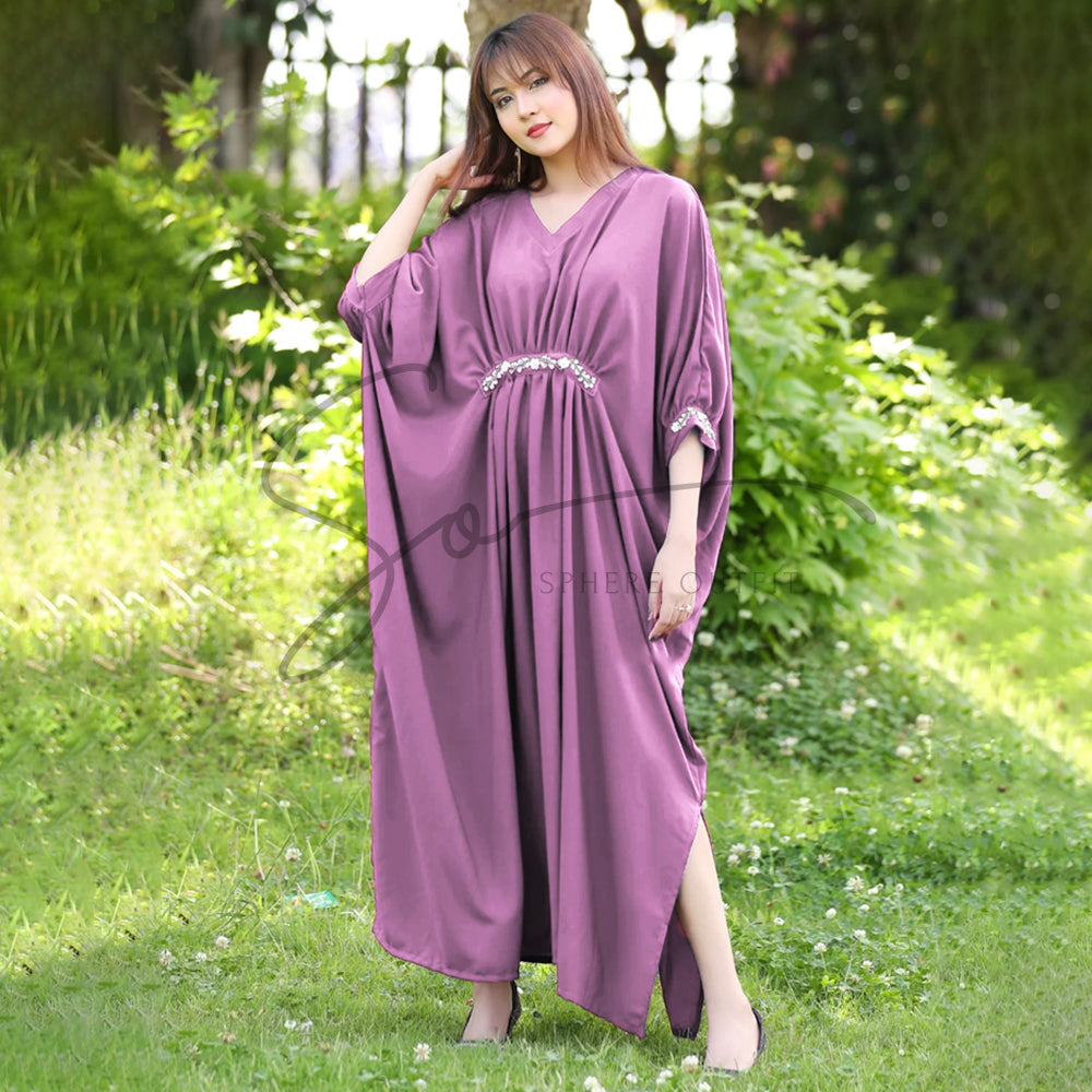 Imported Georgette Kaftan Dress S-1