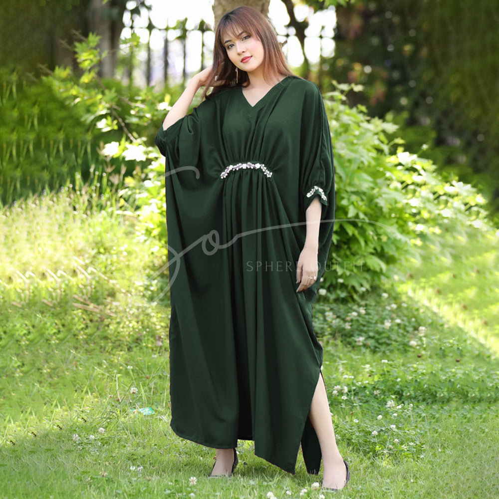 Imported Georgette Kaftan Dress S-1