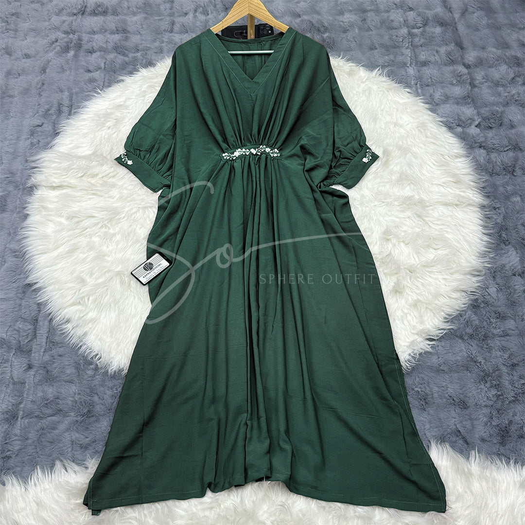 Imported Georgette Kaftan Dress S-1
