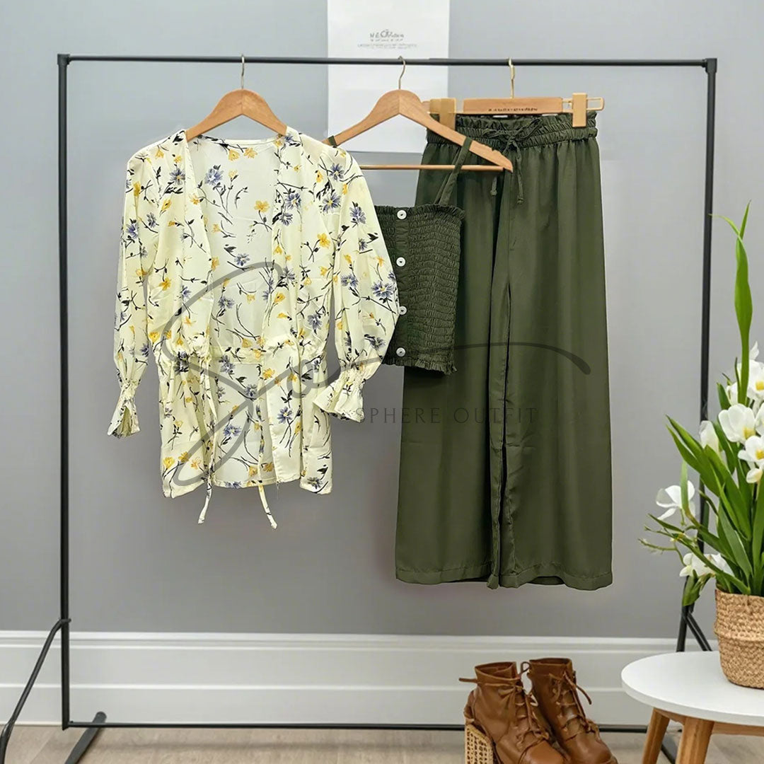 Western Shrug Style 3-Piece – Chic & Versatile Outfit