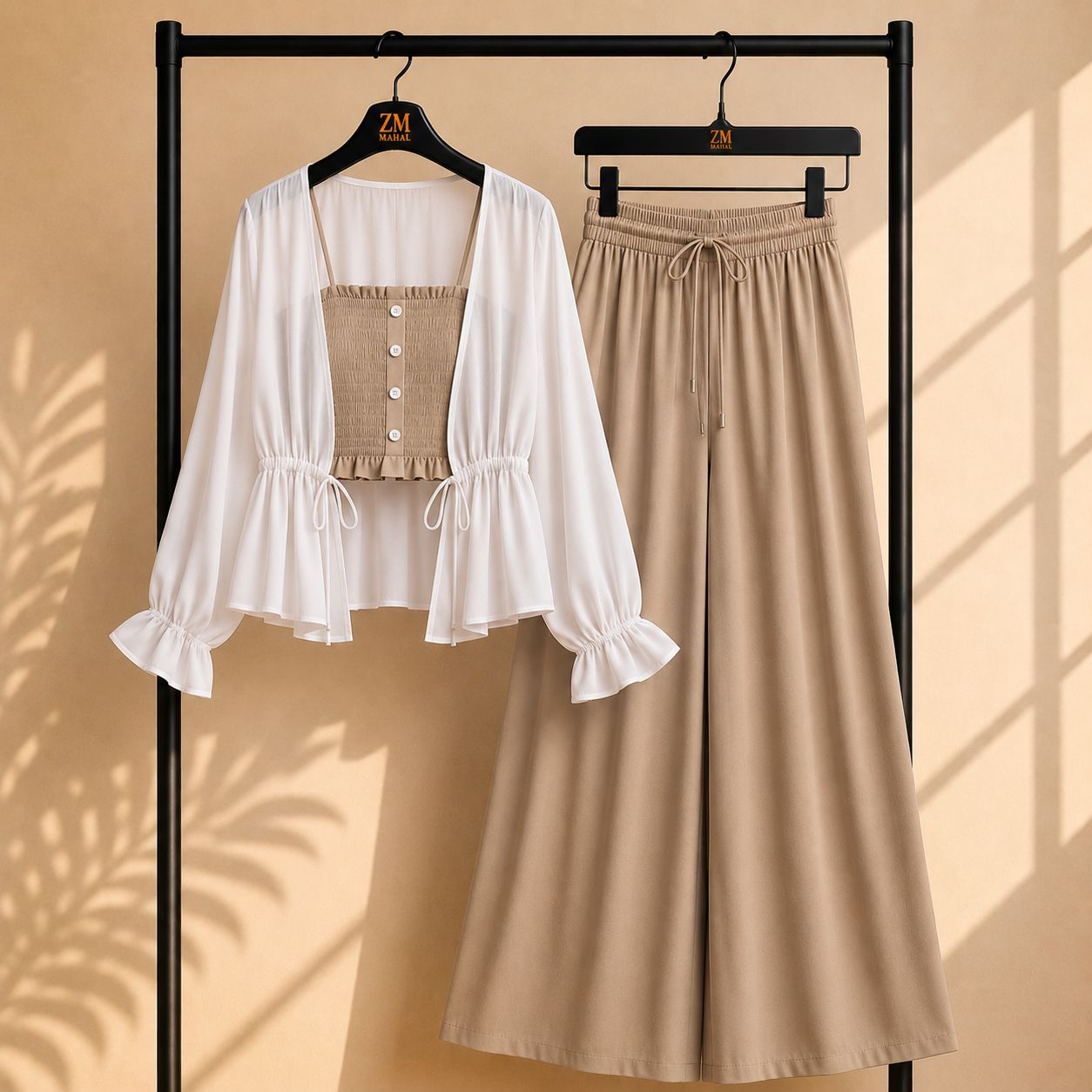 Zümra Sage Shrug 3-Piece