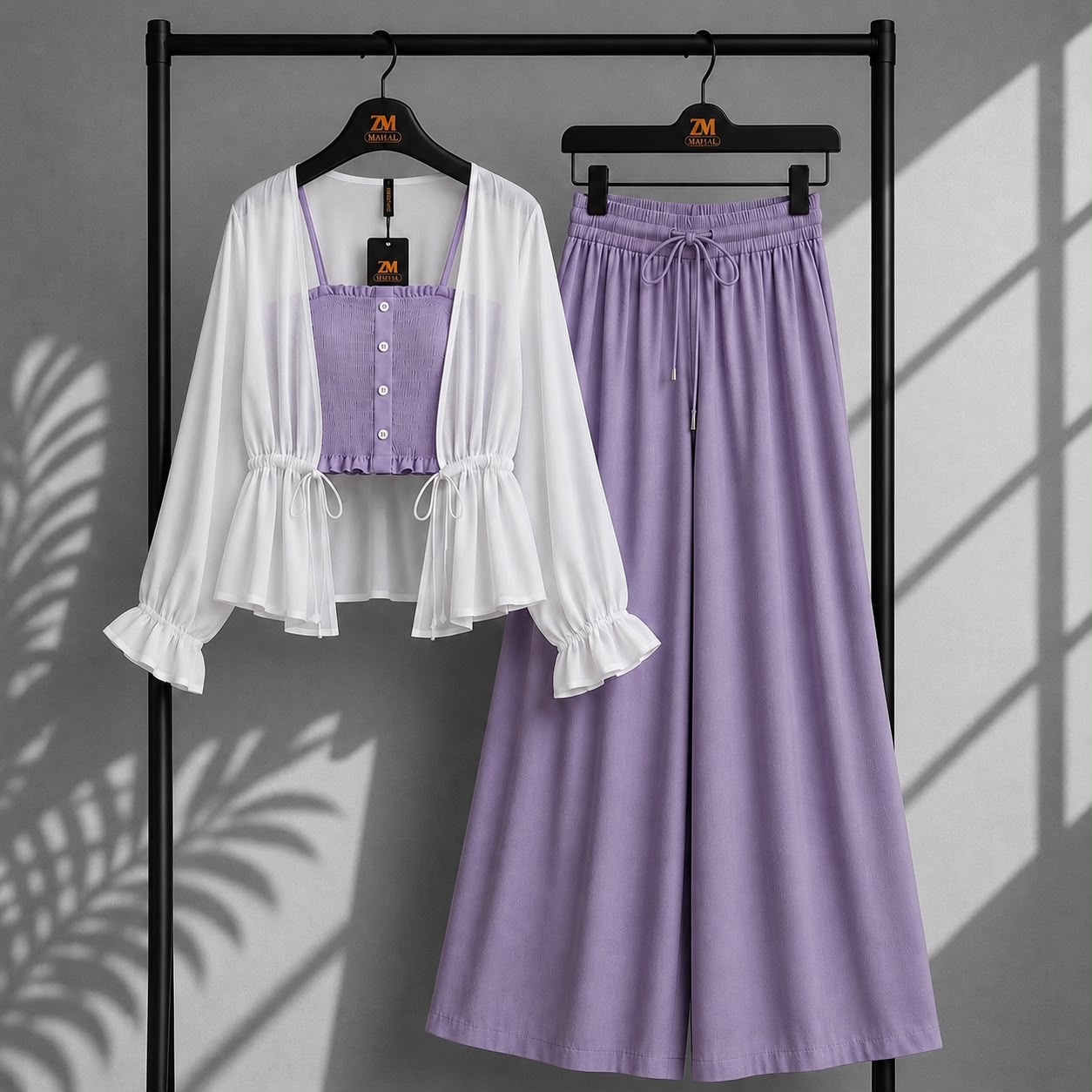 Zümra Sage Shrug 3-Piece