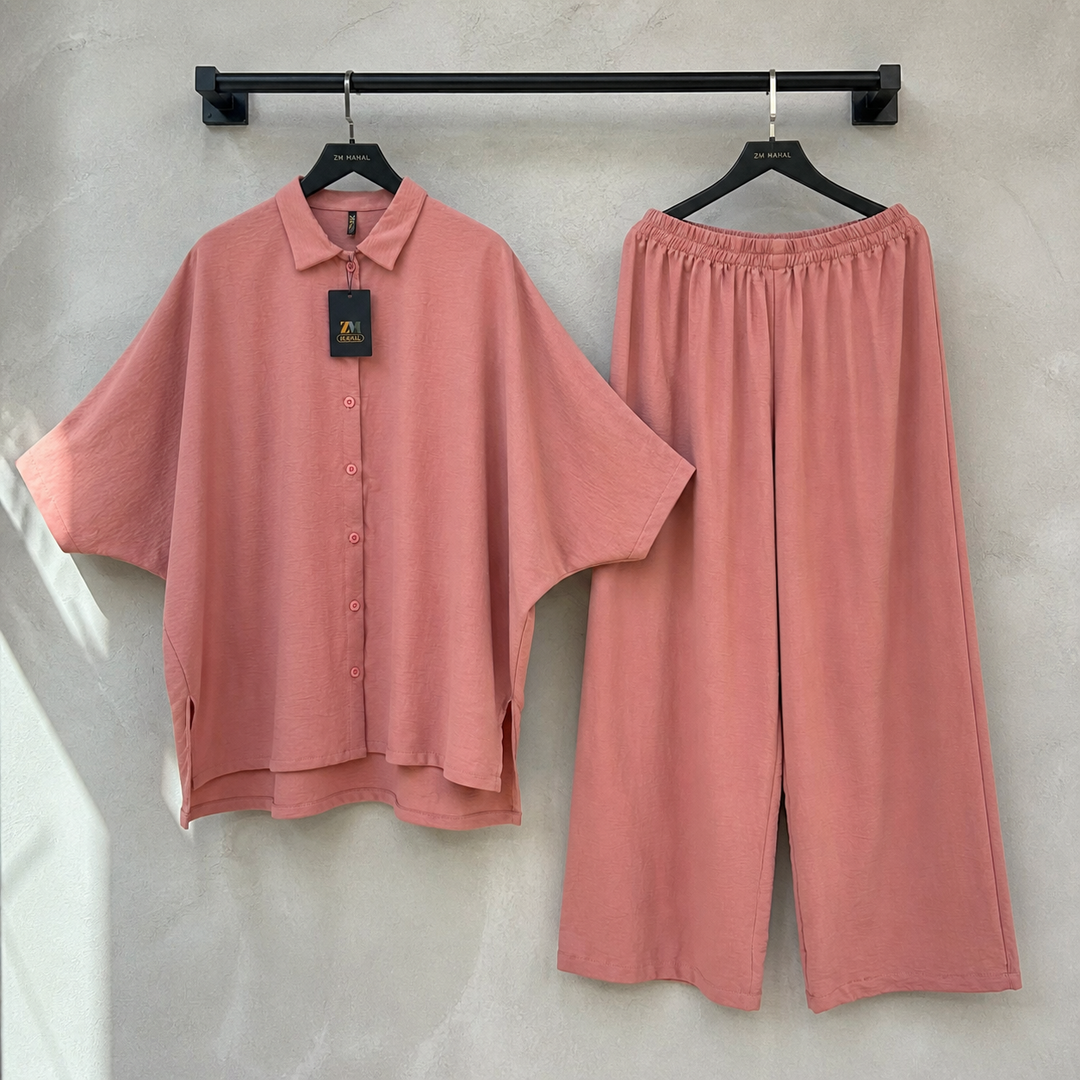 Mira Drop-Shoulder 2-Piece Co-Ord Set for Women