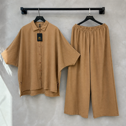 Mira Drop-Shoulder 2-Piece Co-Ord Set for Women