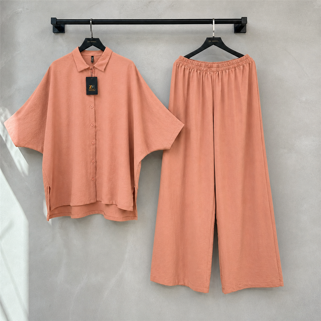 Mira Drop-Shoulder 2-Piece Co-Ord Set for Women