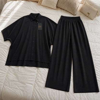 Mira Drop-Shoulder 2-Piece Co-Ord Set for Women