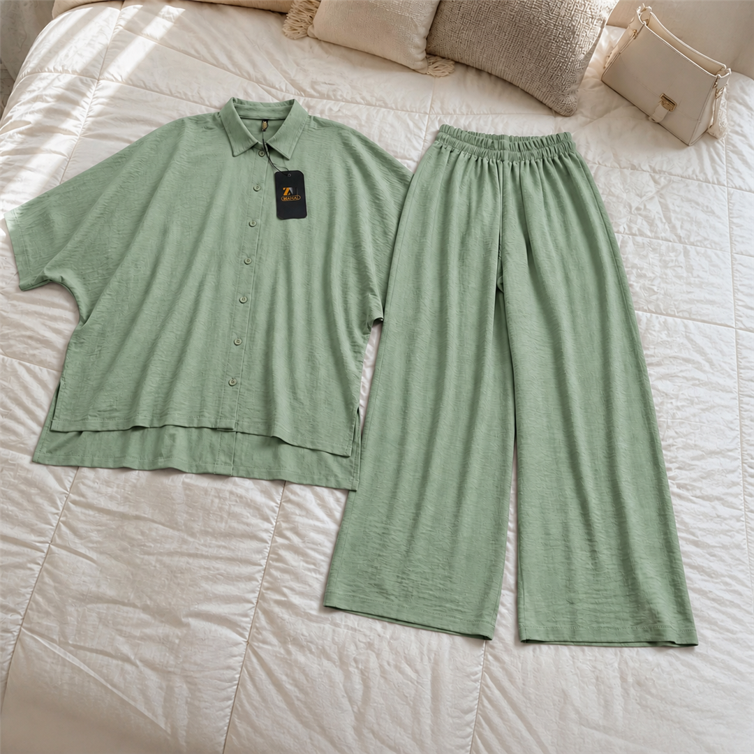 Mira Drop-Shoulder 2-Piece Co-Ord Set for Women