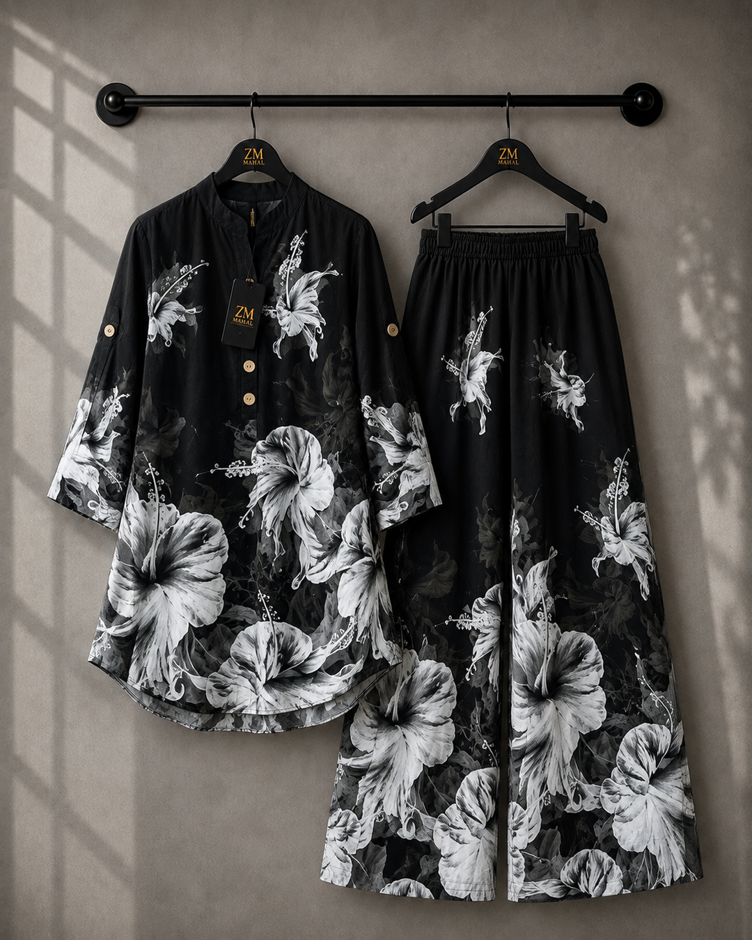 Elara Co-Ord Border Print