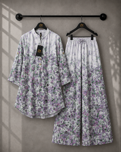 Elara Co-Ord Border Print