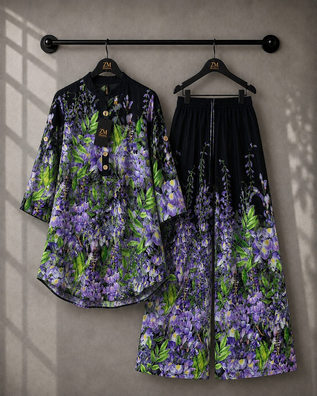 Elara Co-Ord Border Print