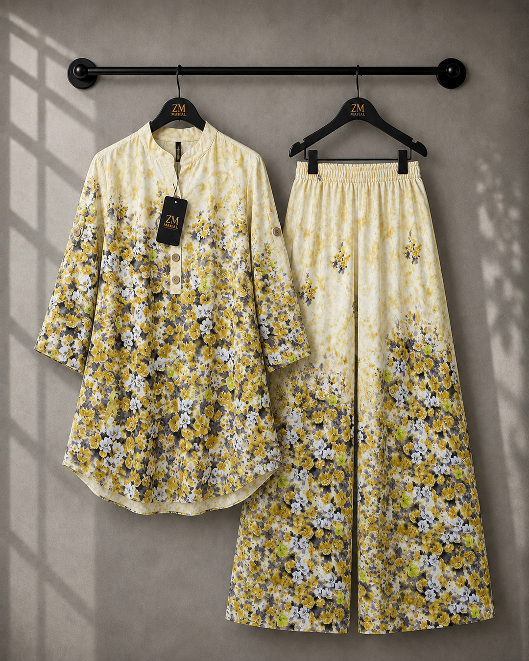 Elara Co-Ord Border Print