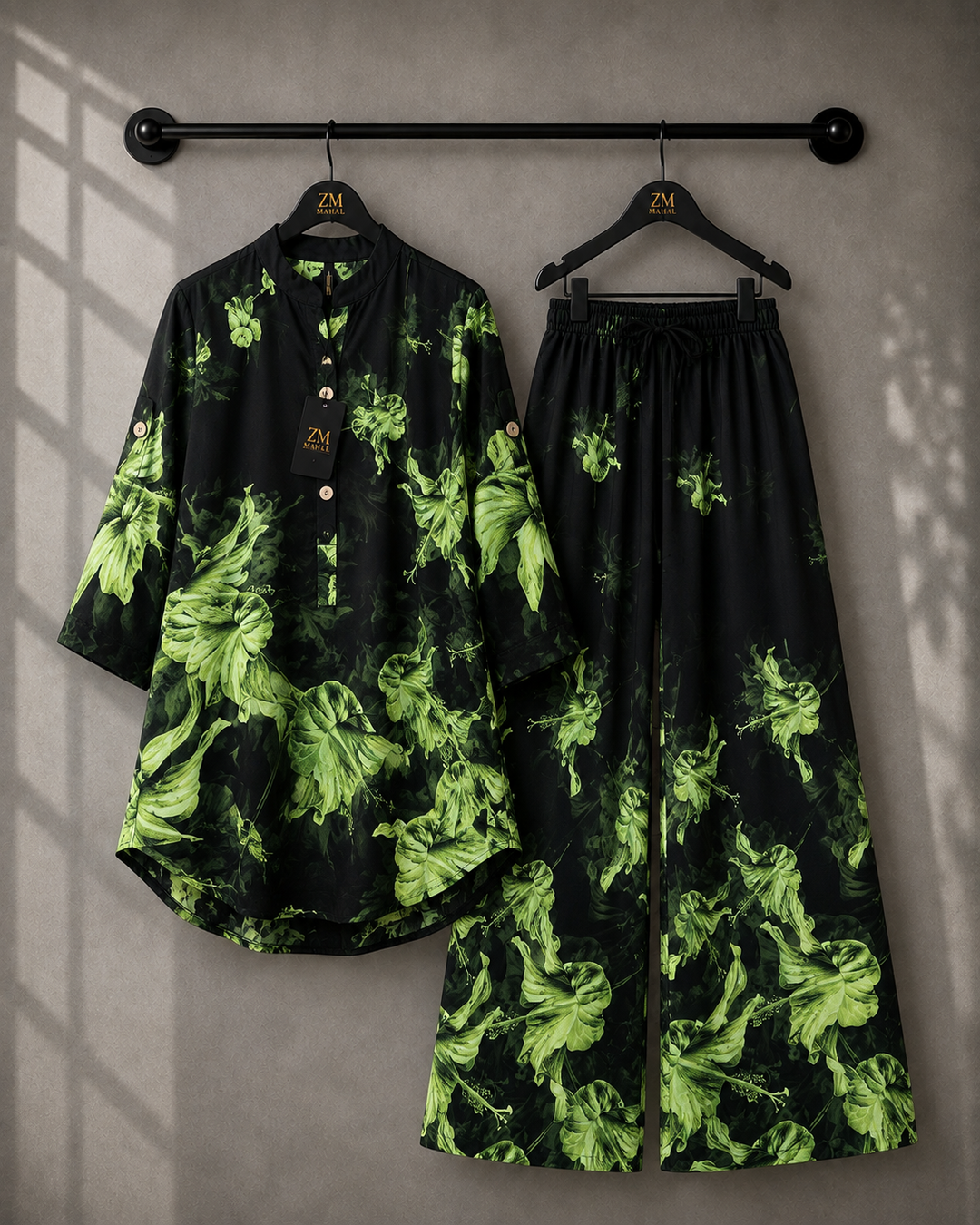 Elara Co-Ord Border Print