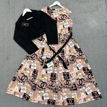 Elegant Georgette Cote Maxi Dress - Premium Fabric