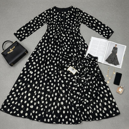 Bonanza Floral Chiffon Frock & Dupatta Set - 2 Pcs