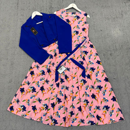 Elegant Georgette Cote Maxi Dress - Premium Fabric