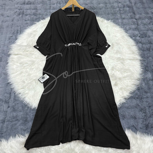 Imported Georgette Kaftan Dress S-1