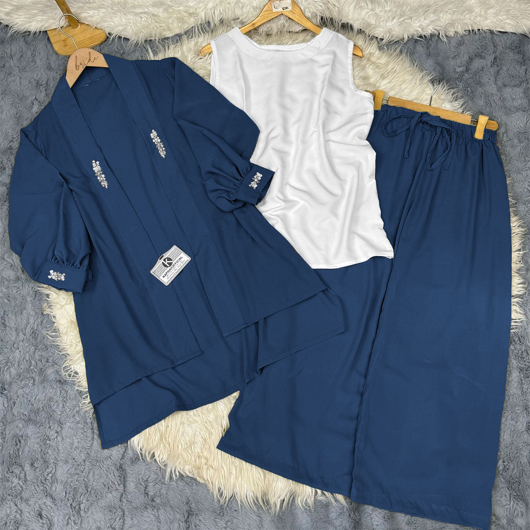 Elegant Shrug Flapper Set 3-Piece Suit