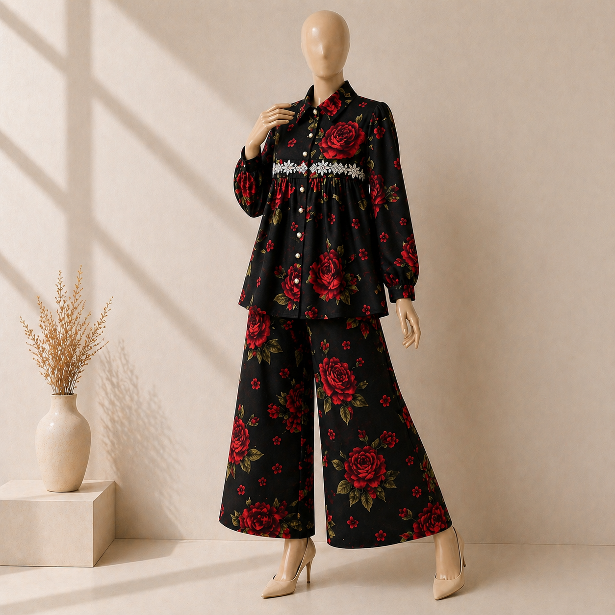 Premium Floral Printed Co-Ord Set for Women