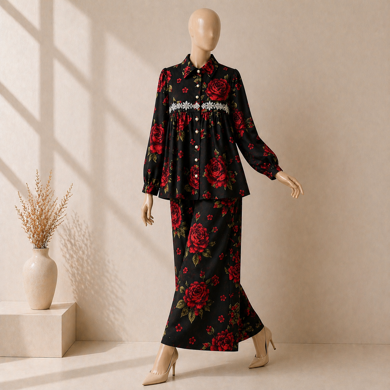 Premium Floral Printed Co-Ord Set for Women