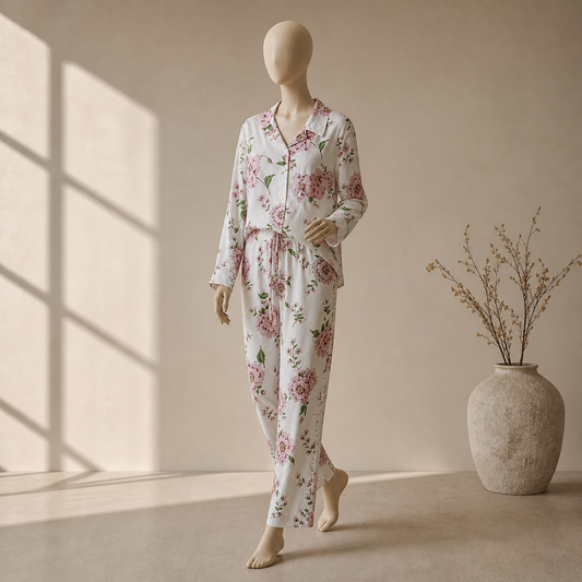 Luxury Floral Lounge Co-Ord Set Women