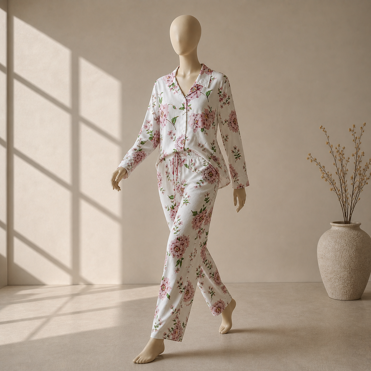 Luxury Floral Lounge Co-Ord Set Women