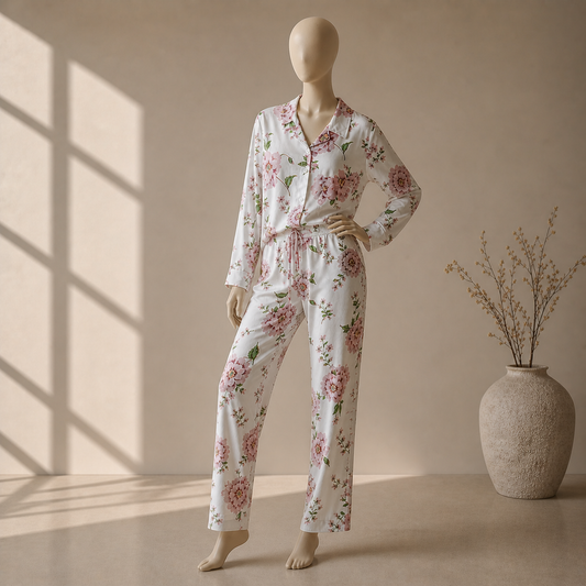Luxury Floral Lounge Co-Ord Set Women