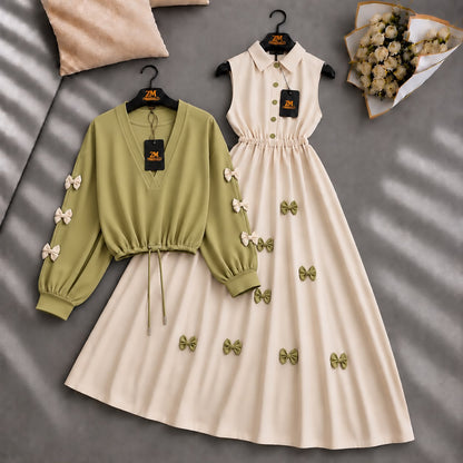 Wine Bow Classic Embellished Maxi