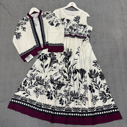 Trending Lulu Print Koti Maxi Style Dress