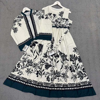 Trending Lulu Print Koti Maxi Style Dress