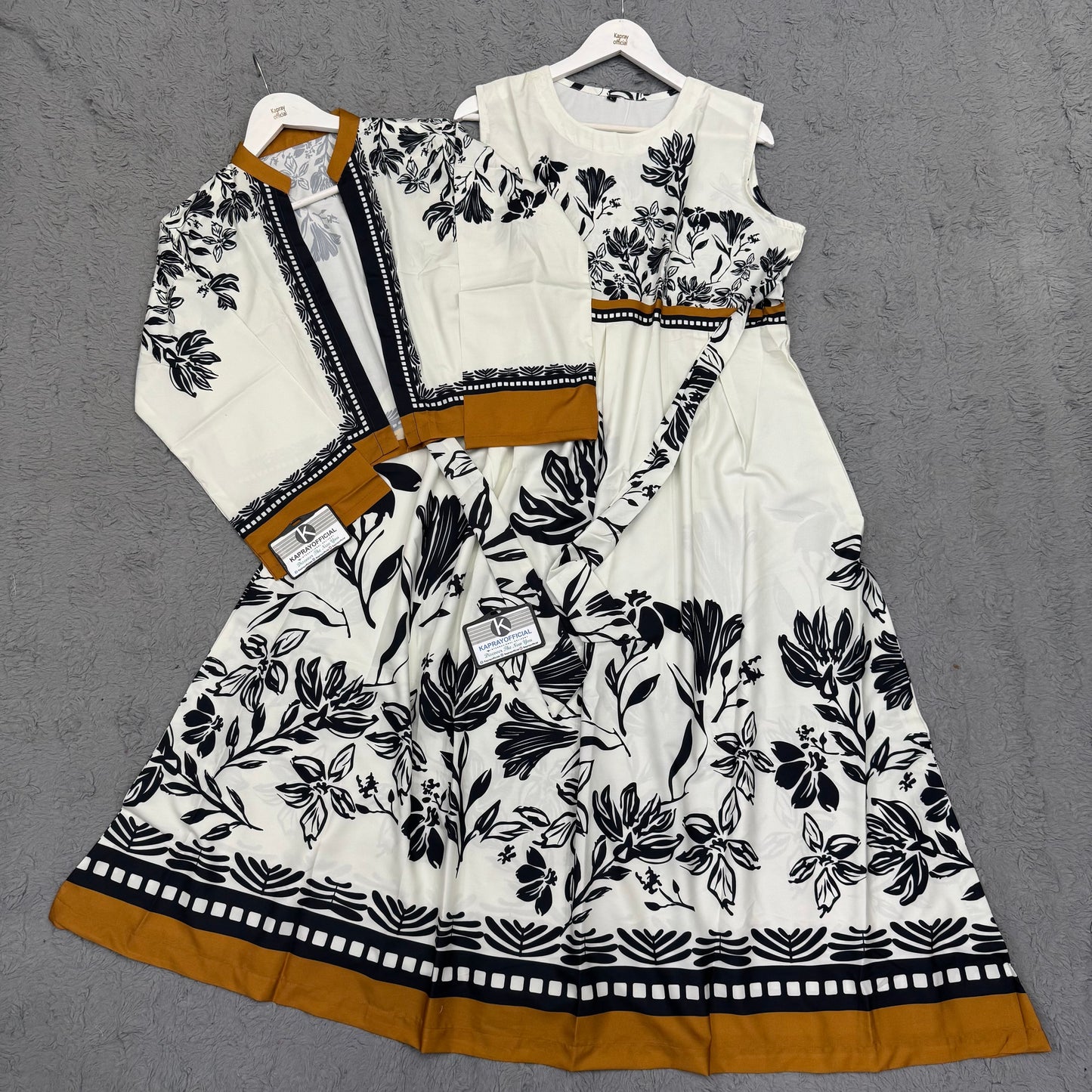 Trending Lulu Print Koti Maxi Style Dress