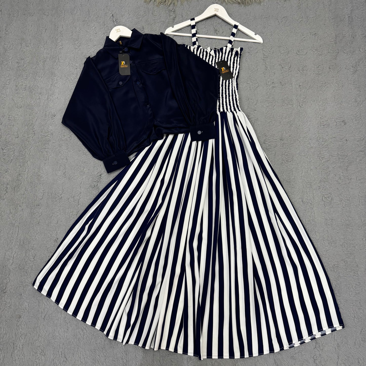 Women’s Floral Maxi Dress with Matching Crop Jacket