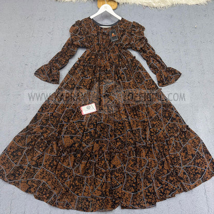 Chiffon 360 Frock – Unveil the Latest Prints S1