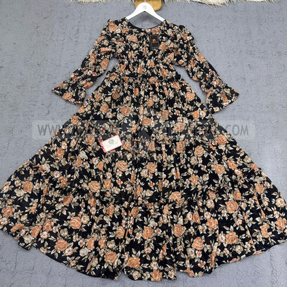 Chiffon 360 Frock – Unveil the Latest Prints S1