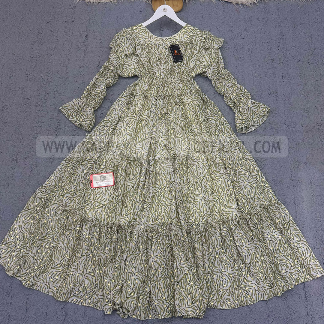 Chiffon 360 Frock – Unveil the Latest Prints S1