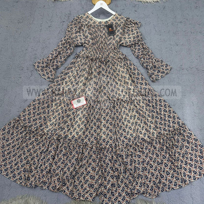 Chiffon 360 Frock – Unveil the Latest Prints S1