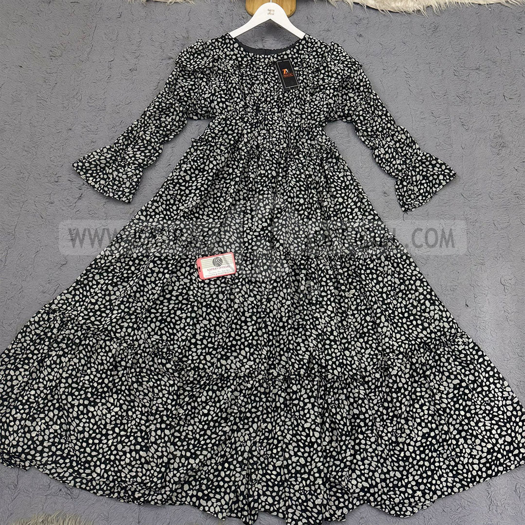 Chiffon 360 Frock – Unveil the Latest Prints S1