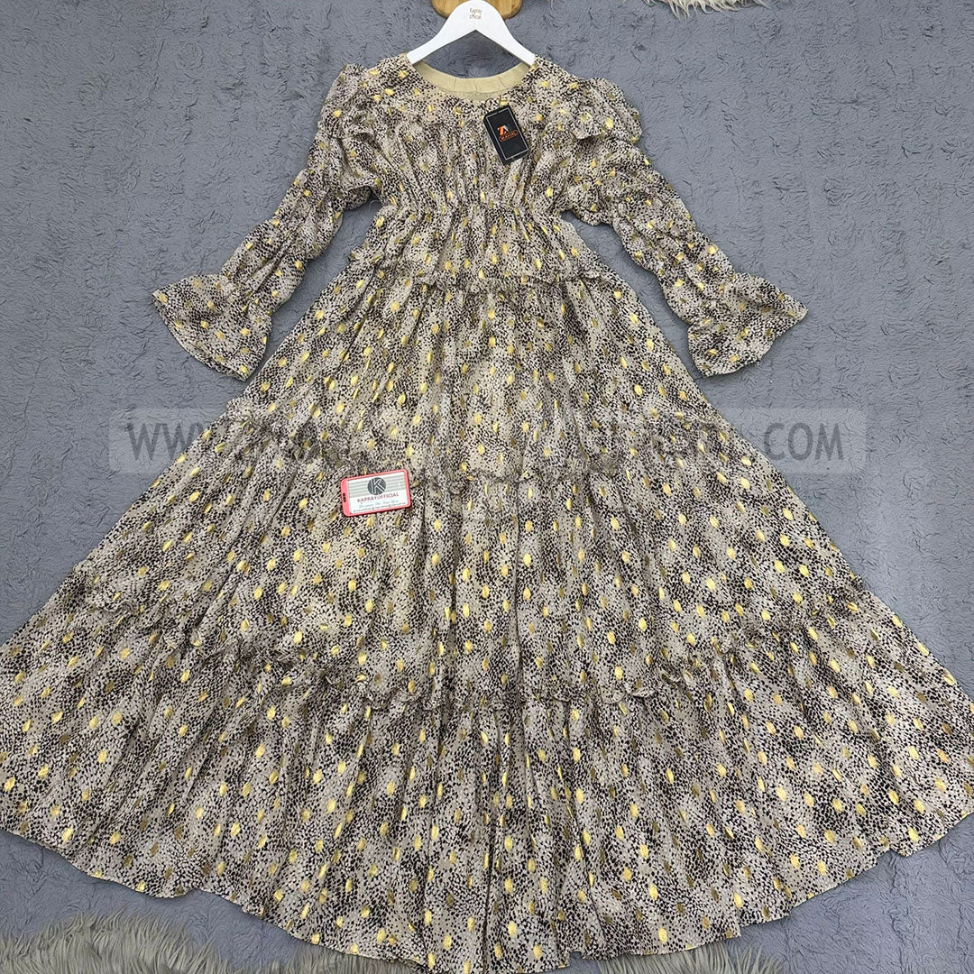 Chiffon 360 Frock – Unveil the Latest Prints S1