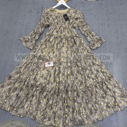 Chiffon 360 Frock – Unveil the Latest Prints S1