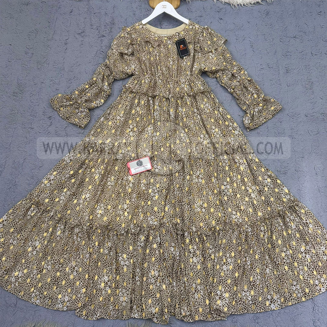 Chiffon 360 Frock – Unveil the Latest Prints S1