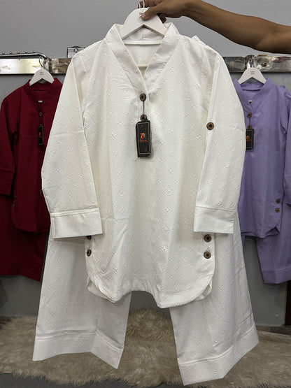 Luxe Embossed Co-ord Set