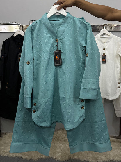 Luxe Embossed Co-ord Set