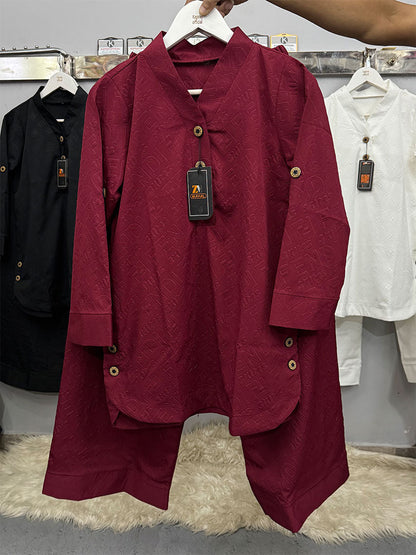 Luxe Embossed Co-ord Set